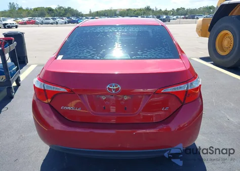 2016 Toyota Corolla Le from USA, damaged, VIN 2T1BURHE4GC587367